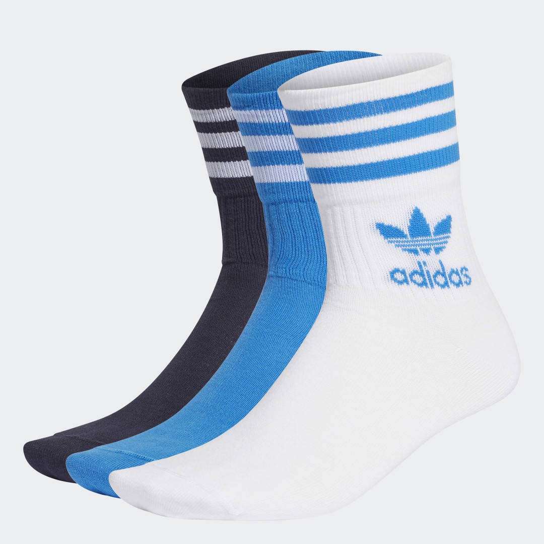 фото Три пары носков crew mid-cut adidas originals