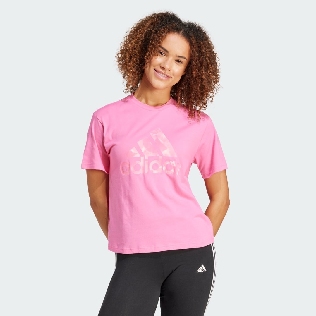adidas W AOP TEE W AOP TEE Mujer - Mujer Originals, Pulse magenta