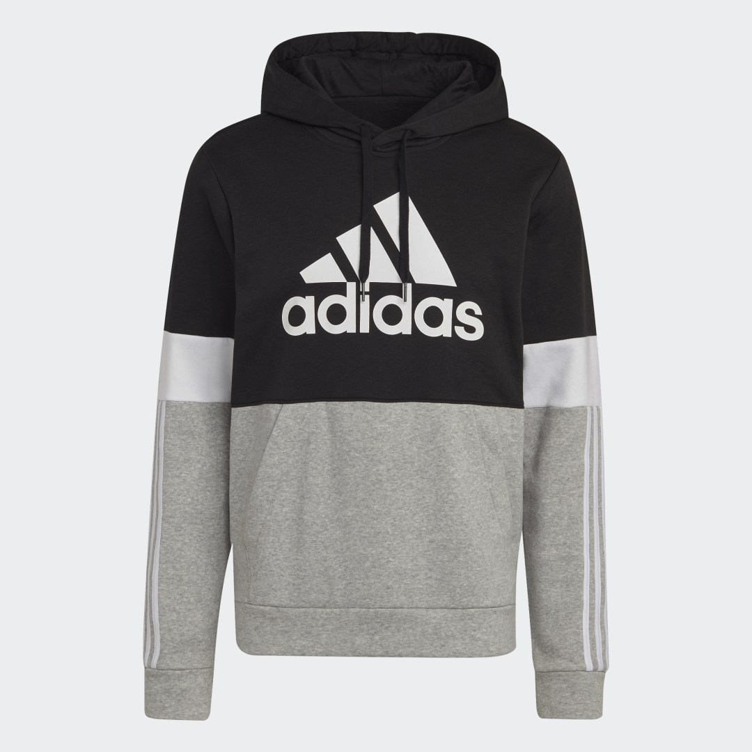 фото Флисовая худи essentials colorblock adidas sportswear
