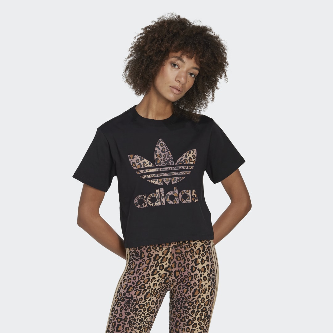 adidas Polera Logo Polera Logo Mujer - Mujer Originals, Negro