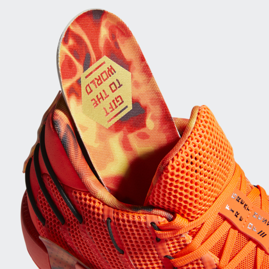 фото Баскетбольные кроссовки dame 7 fire inside adidas performance