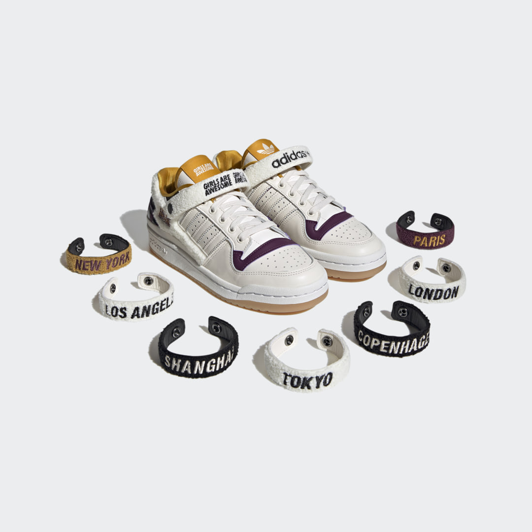 фото Кроссовки forum lo girls are awesome adidas originals