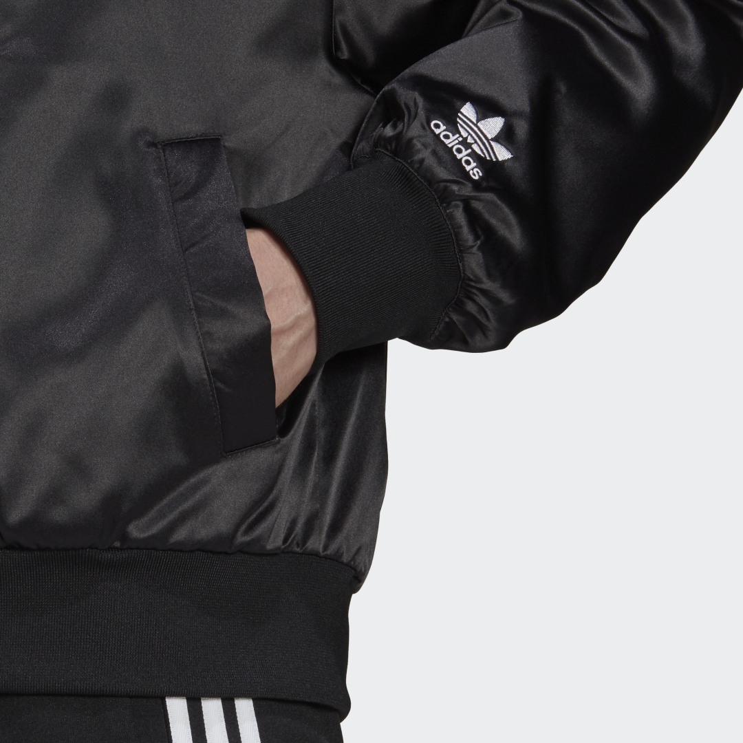 фото Куртка-бомбер adicolor classics satin adidas originals