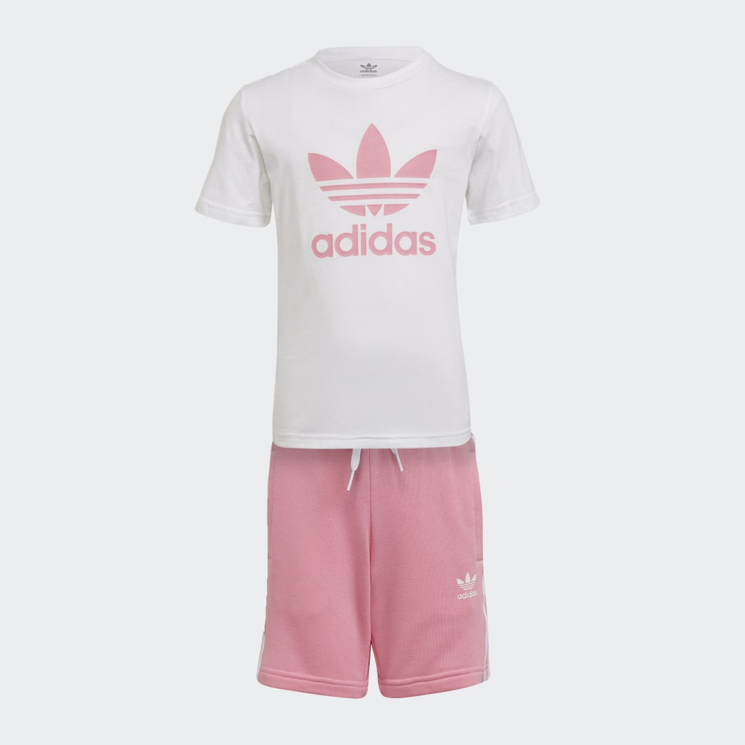 adidas Conjunto Polera y Shorts Adicolor Conjunto Polera y Shorts Adicolor Niño - Niño Originals, Blanco / bliss rosa
adidas Conjunto Polera y Shorts Adicolor Conjunto Polera y Shorts Adicolor Niño - Niño Originals, Blanco / bliss rosa