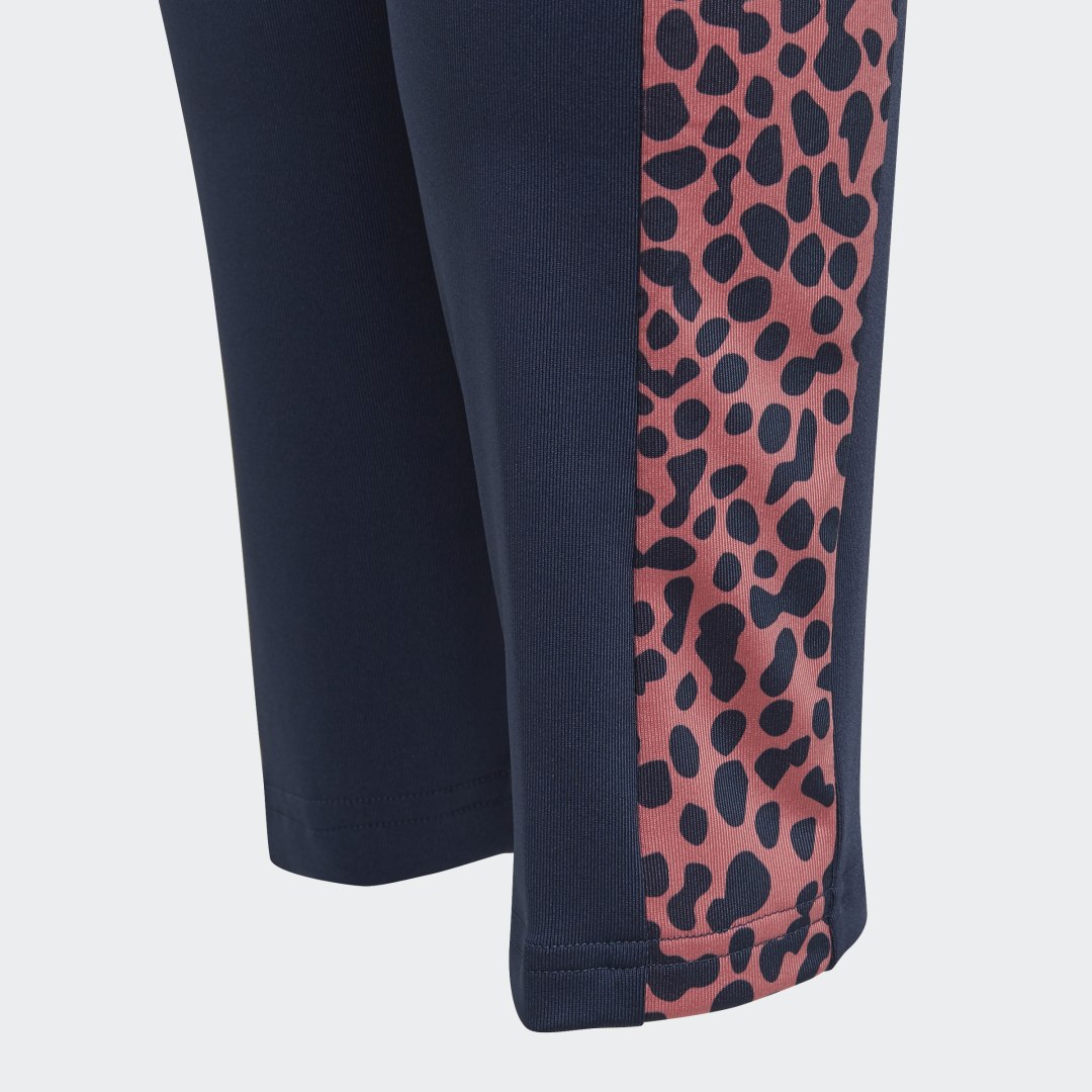 фото Леггинсы designed to move leopard adidas performance