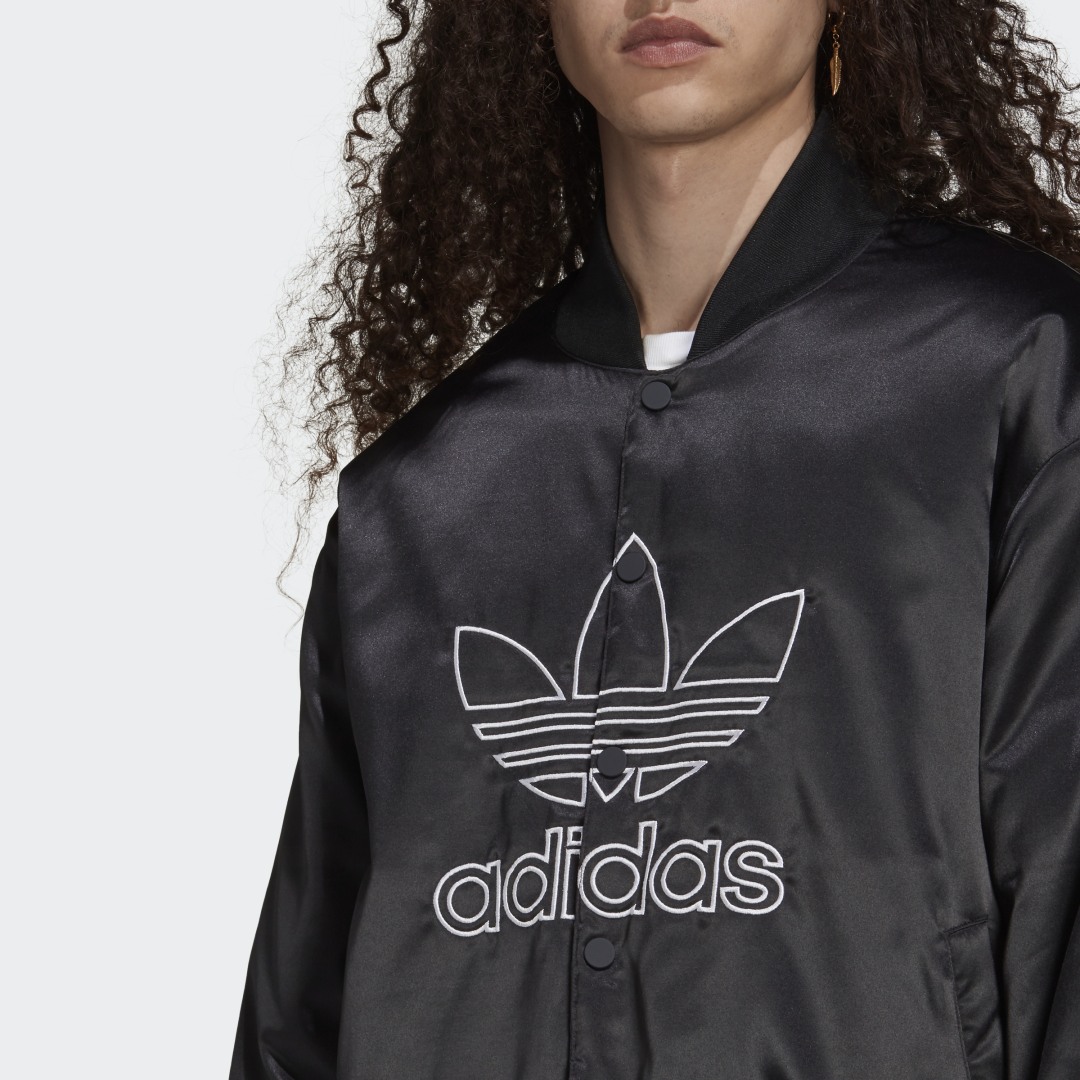 фото Куртка-бомбер adicolor classics satin adidas originals