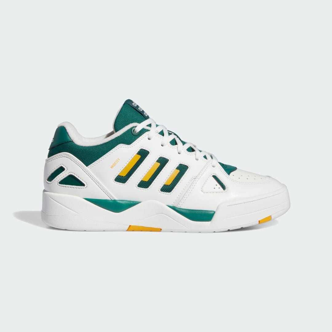 adidas MIDCITY LOW MIDCITY LOW Hombre  - Hombre Originals, Core blanco / collegiate verde / crew amarillo 
adidas MIDCITY LOW MIDCITY LOW Hombre  - Hombre Originals, Core blanco / collegiate verde / crew amarillo