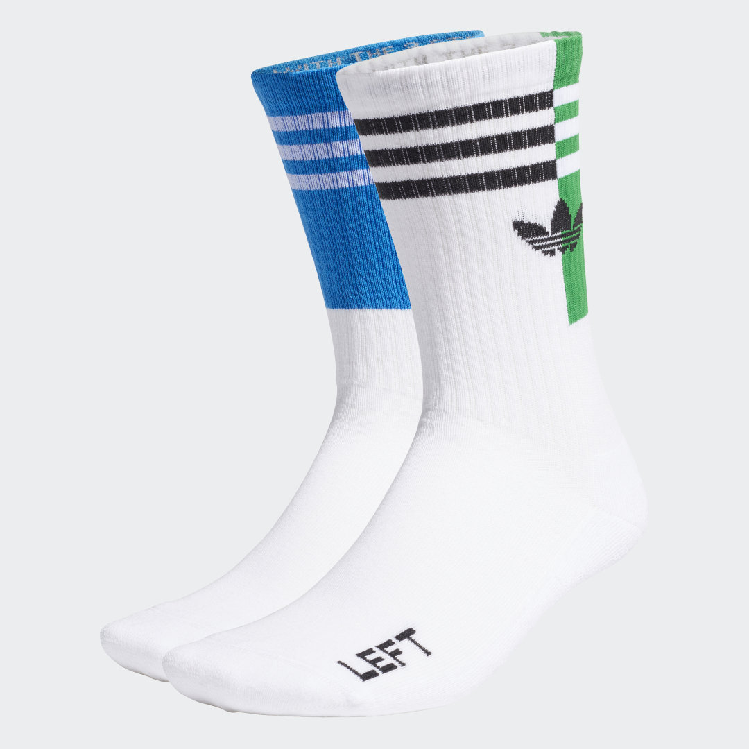 фото Две пары носков colorblock adidas originals