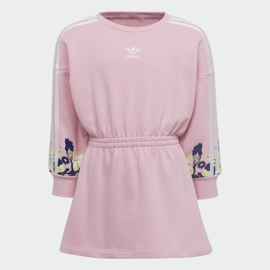 фото Платье flower print long sleeve adidas originals