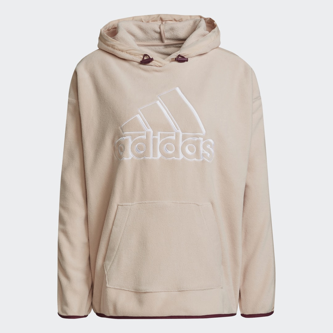 фото Флисовая худи brand love giant logo adidas sport inspired