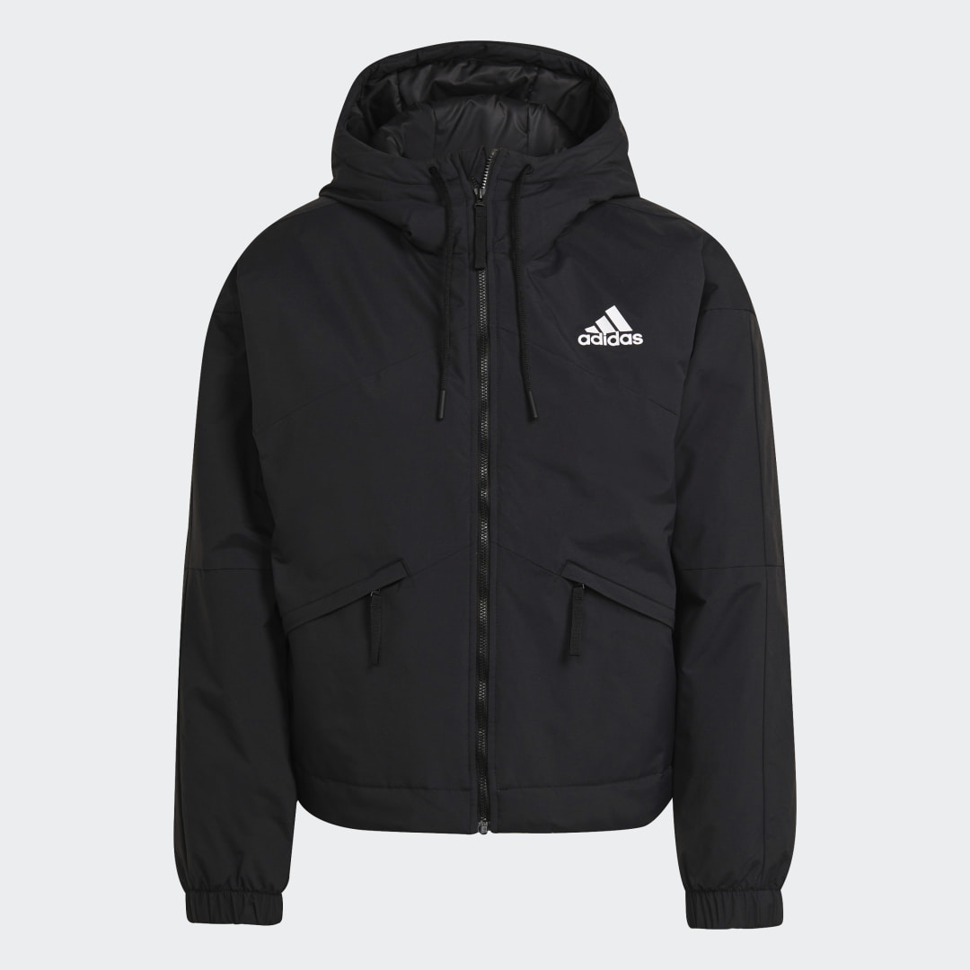 фото Утепленная куртка с капюшоном back to sport adidas performance