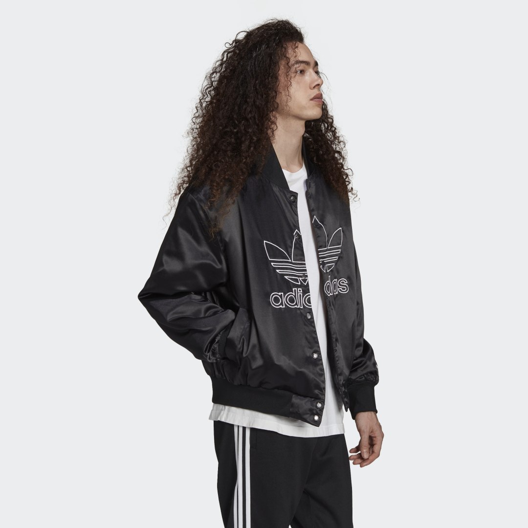 фото Куртка-бомбер adicolor classics satin adidas originals