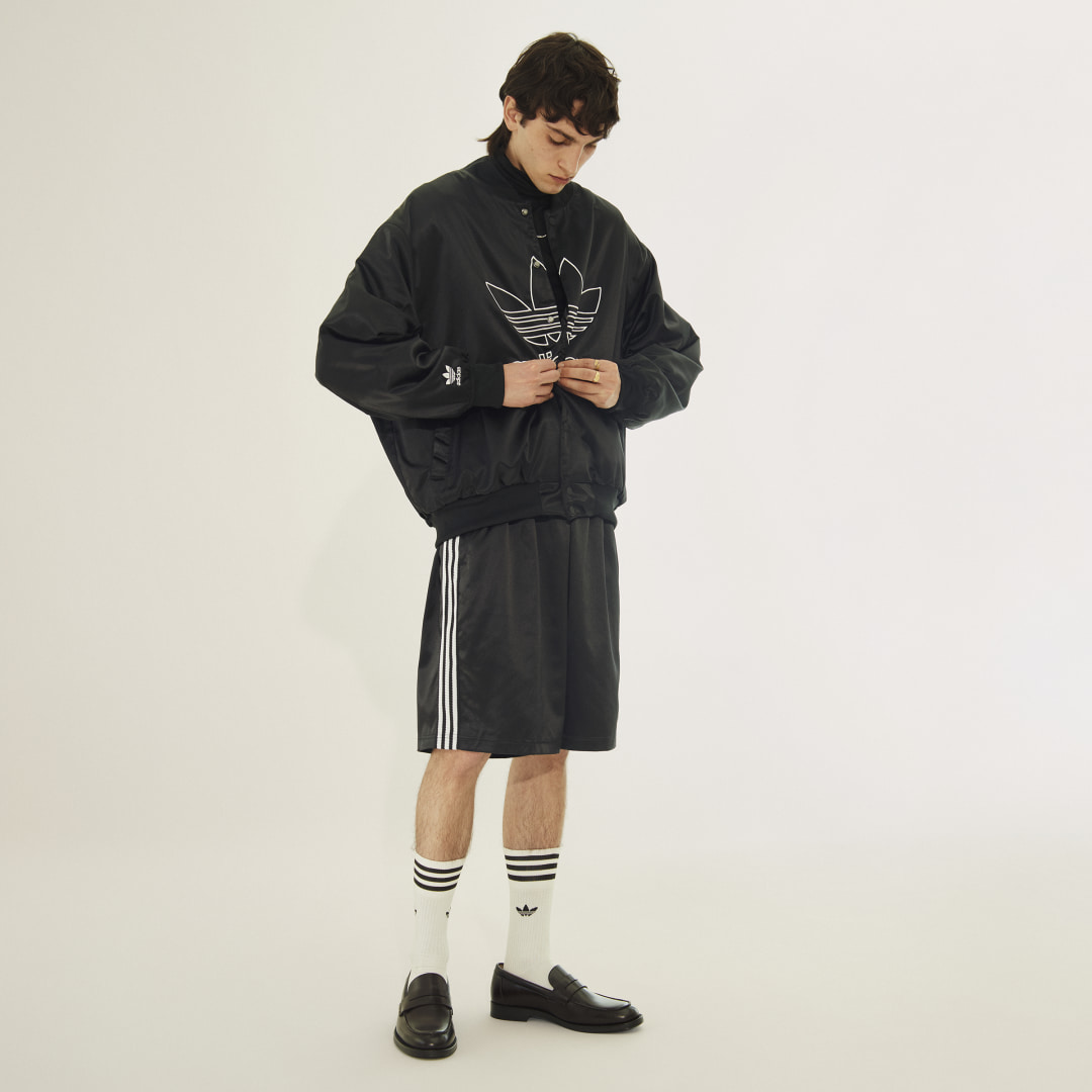 фото Куртка-бомбер adicolor classics satin adidas originals