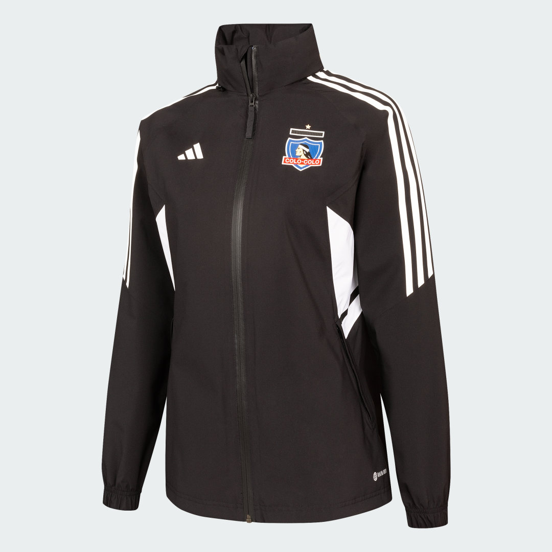 adidas Chaqueta De Lluvia Colo-Colo Chaqueta De Lluvia Colo-Colo Mujer - Mujer Fútbol, Negro
adidas Chaqueta De Lluvia Colo-Colo Chaqueta De Lluvia Colo-Colo Mujer - Mujer Fútbol, Negro