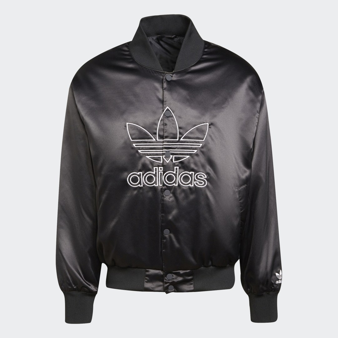 фото Куртка-бомбер adicolor classics satin adidas originals