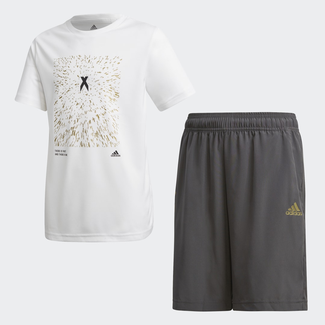 фото Комплект: футболка и шорты x aeroready adidas performance