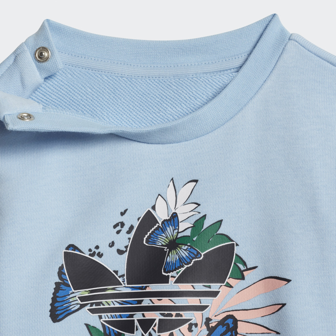 фото Комплект: свитшот и брюки her studio london animal flower print adidas originals