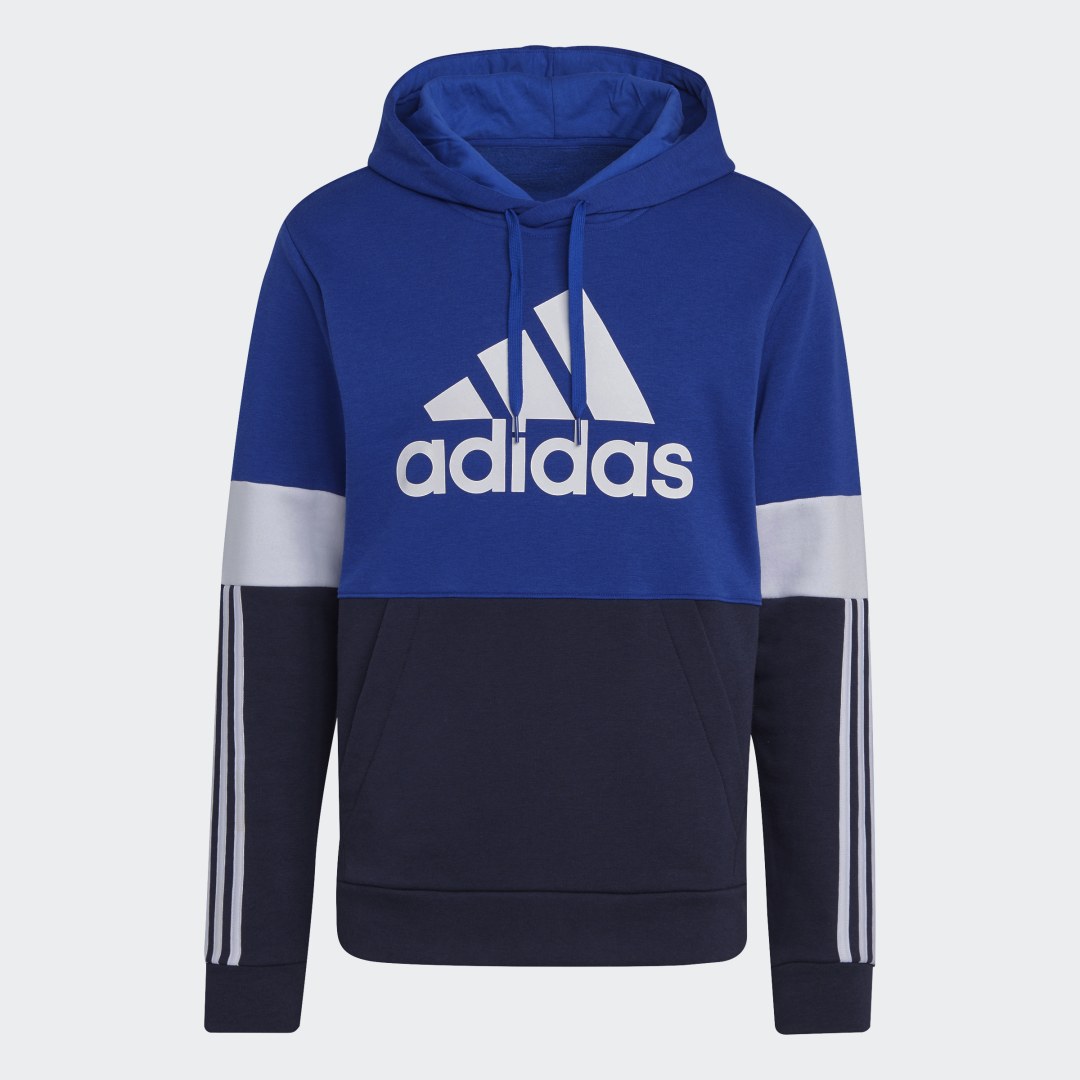 фото Флисовая худи essentials colorblock adidas sportswear