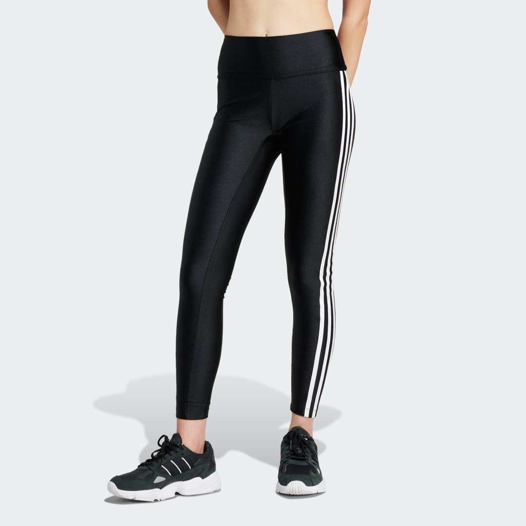 adidas Licras 3 Rayas Mujer, Negro