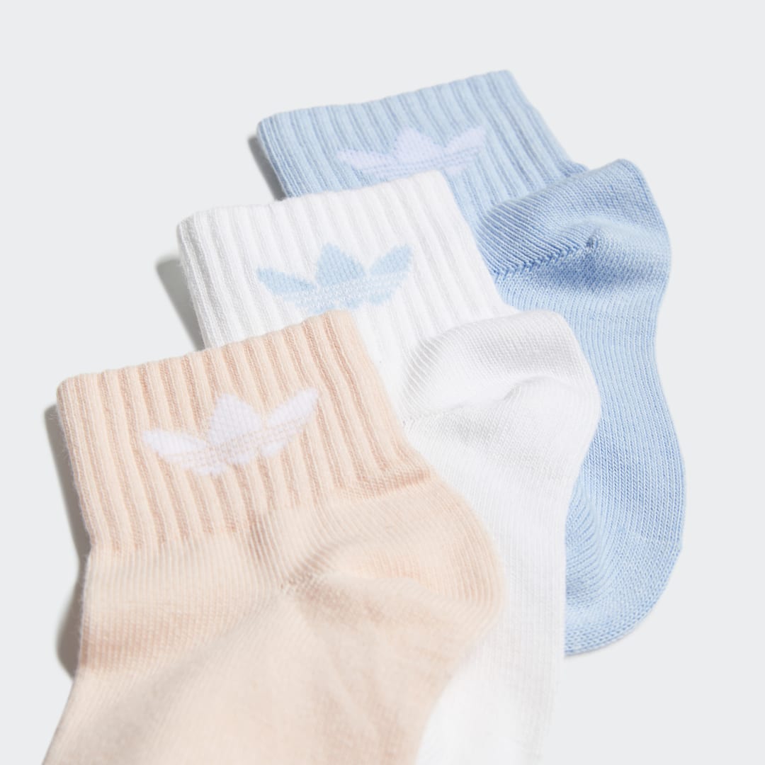 фото Три пары носков mid-ankle adidas originals