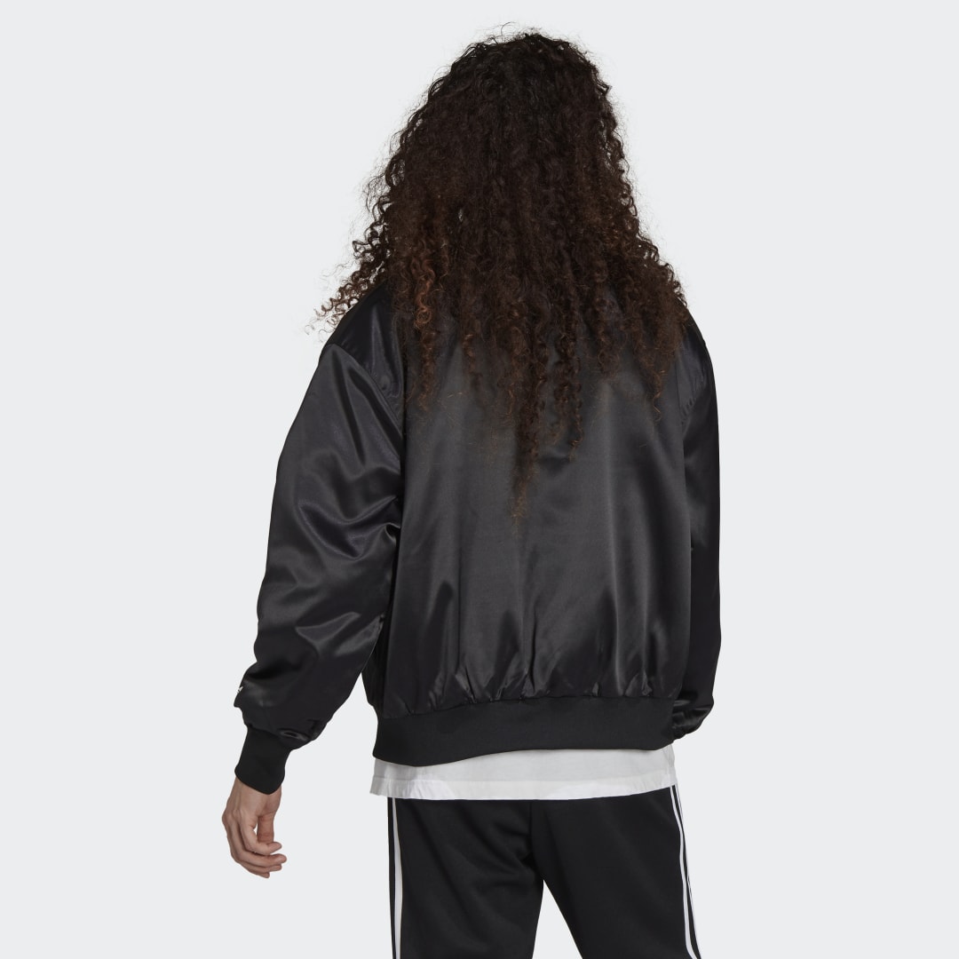 фото Куртка-бомбер adicolor classics satin adidas originals