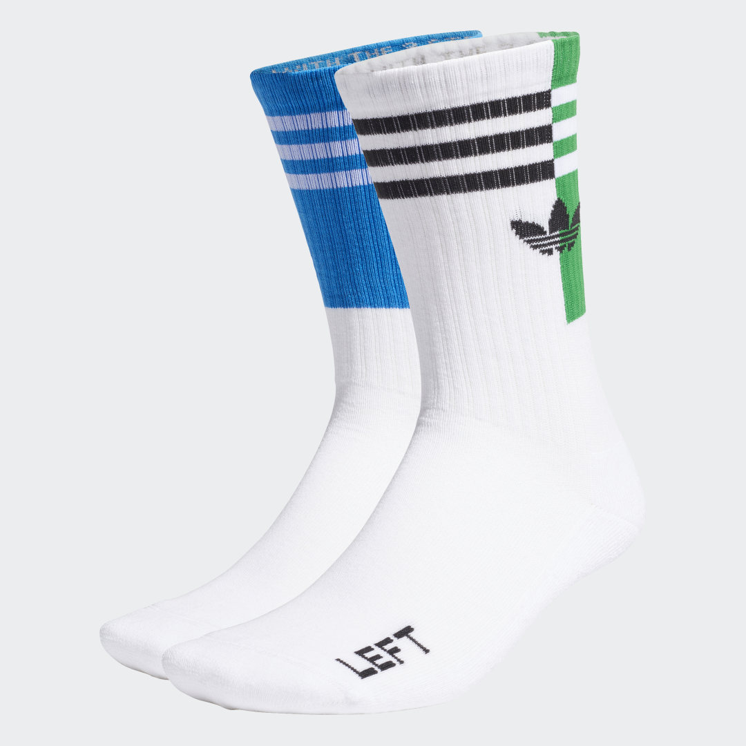 фото Две пары носков colorblock adidas originals