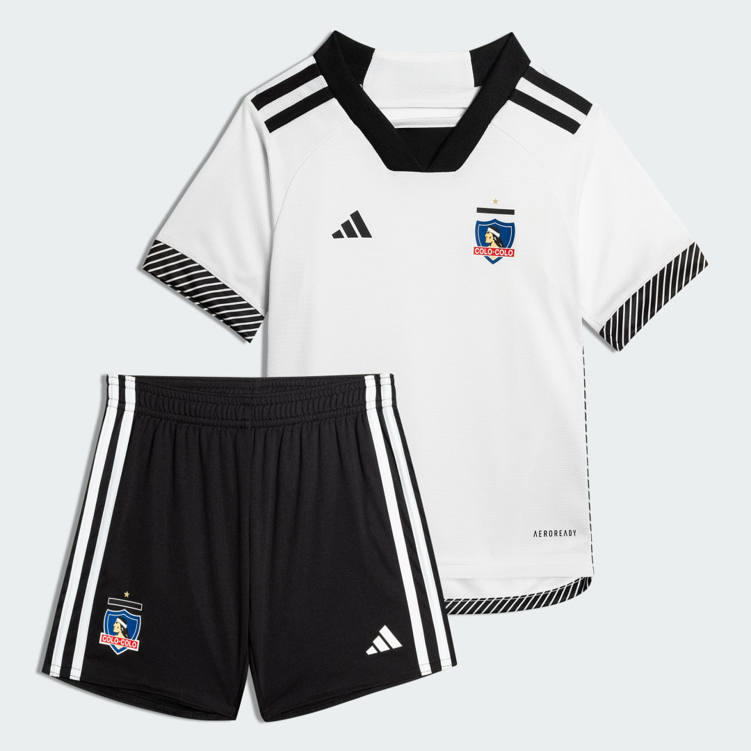 adidas Conjunto Local niño Colo-Colo 2024 Conjunto Local niño Colo-Colo 2024 Niño - Niño Fútbol, Blanco / negro
adidas Conjunto Local niño Colo-Colo 2024 Conjunto Local niño Colo-Colo 2024 Niño - Niño Fútbol, Blanco / negro