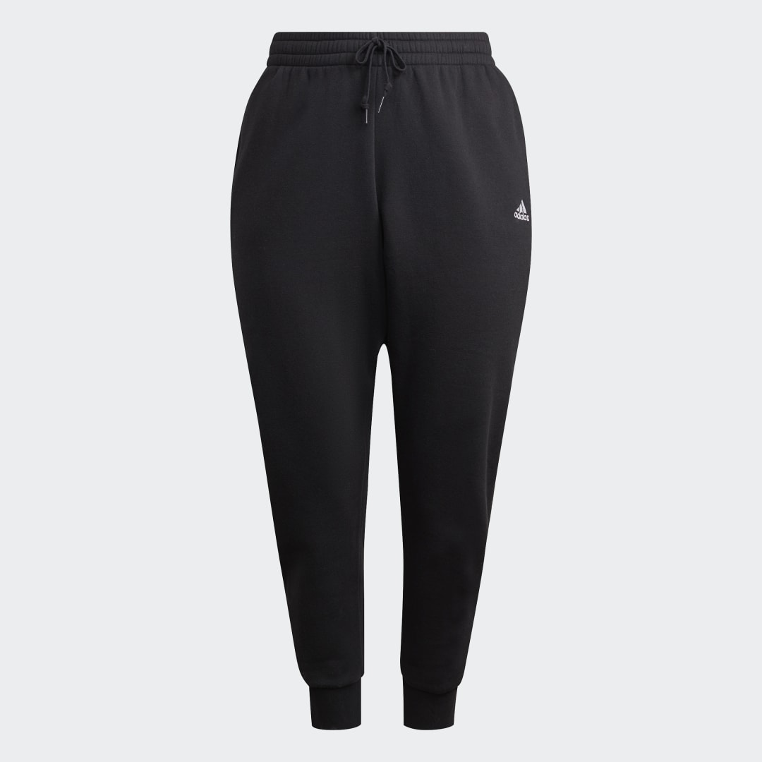 фото Флисовые брюки essentials 3-stripes (plus size) adidas sportswear