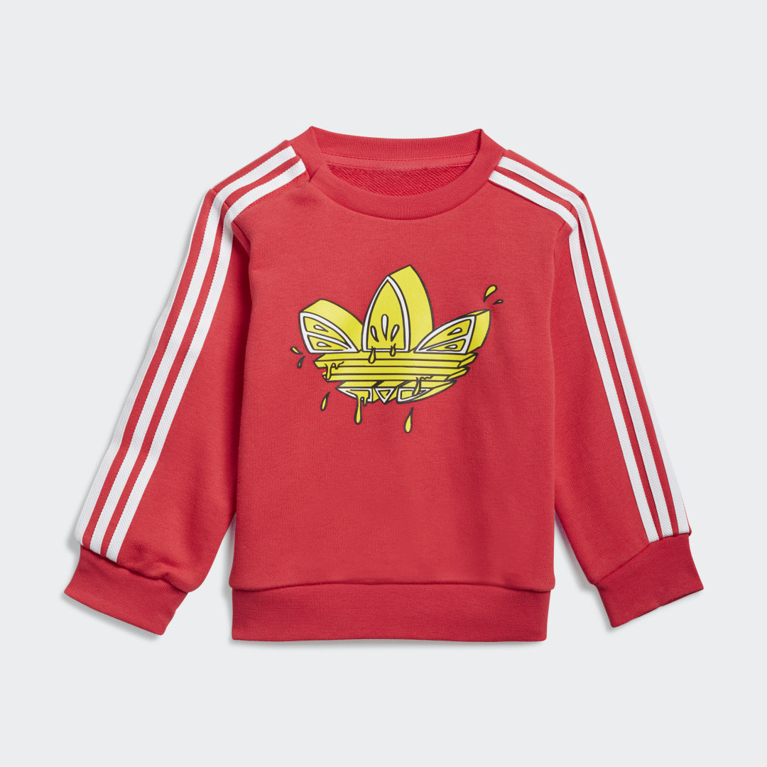 фото Комплект: джемпер и брюки graphic trefoil adidas originals