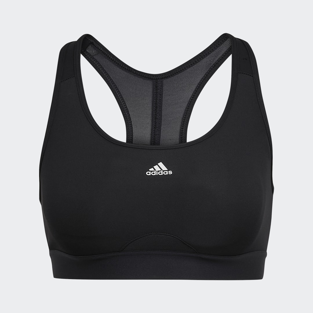 фото Спортивный бра powerreact medium-support adidas performance