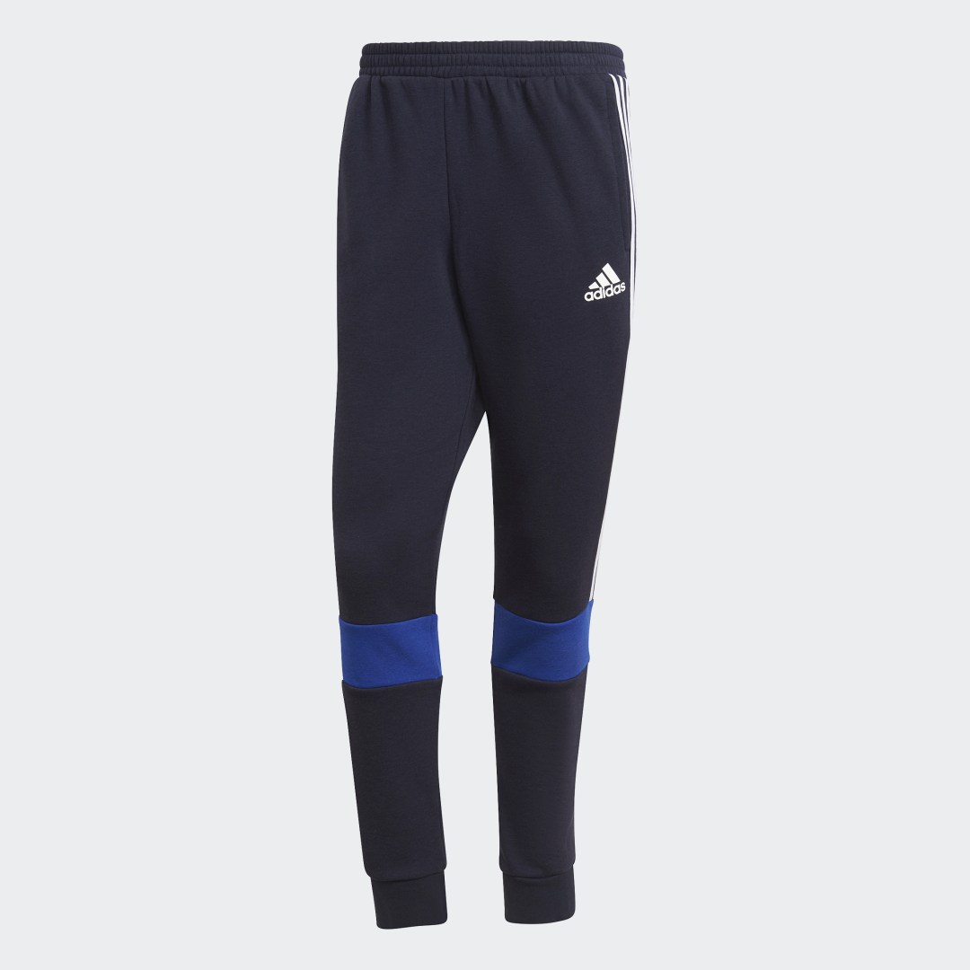 фото Флисовые брюки essentials colorblock adidas sportswear