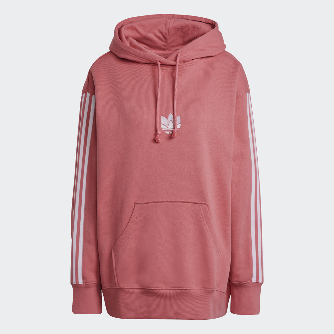 фото Худи adicolor 3d trefoil oversize adidas originals