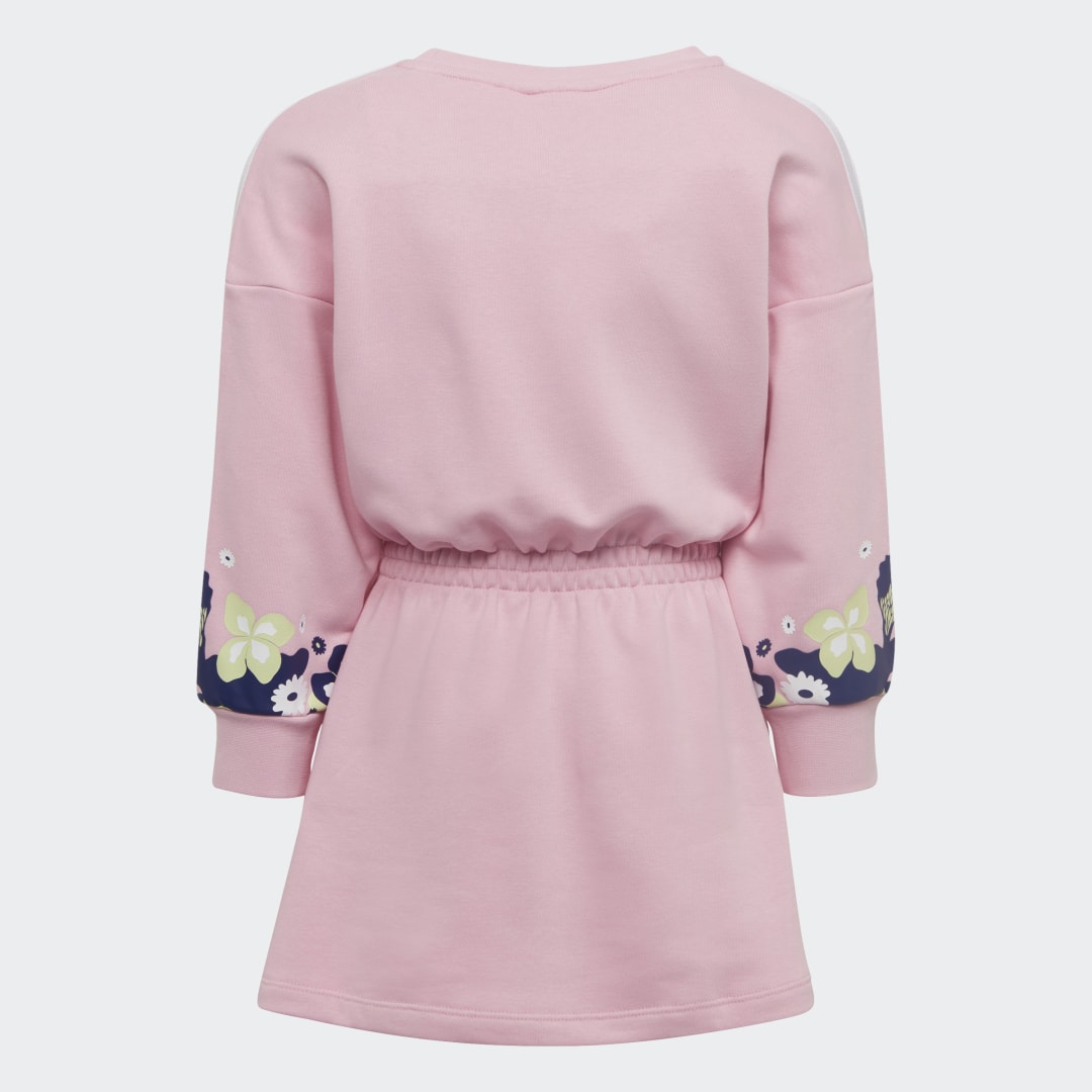 фото Платье flower print long sleeve adidas originals