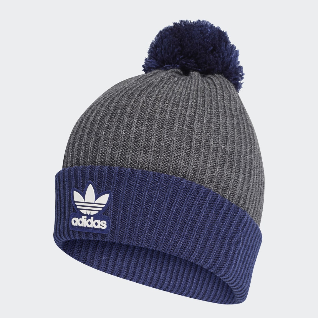 фото Шапка с помпоном adicolor collegiate adidas originals
