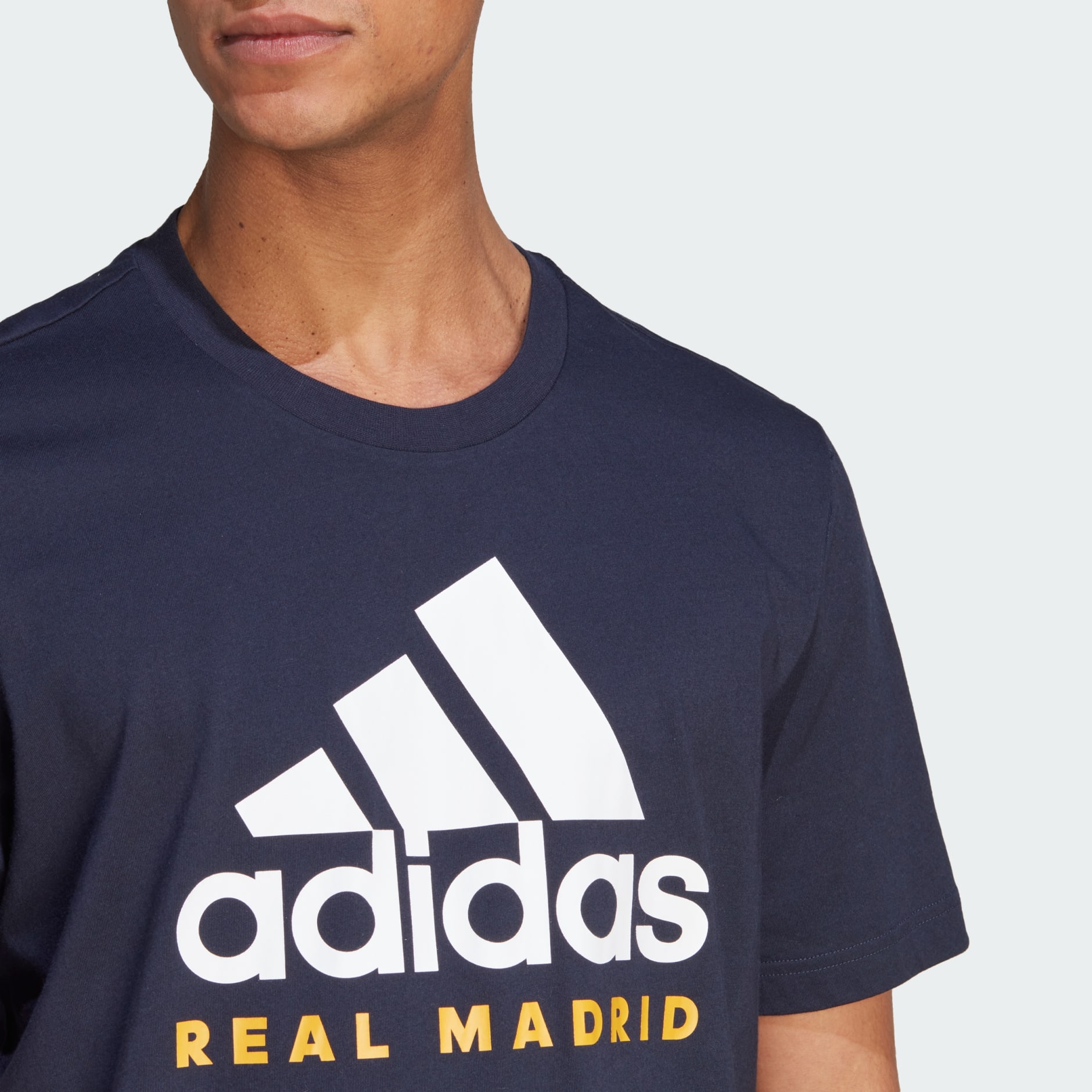 Adidas Real Madrid Dna Graphic Tee Blue Adidas Iq