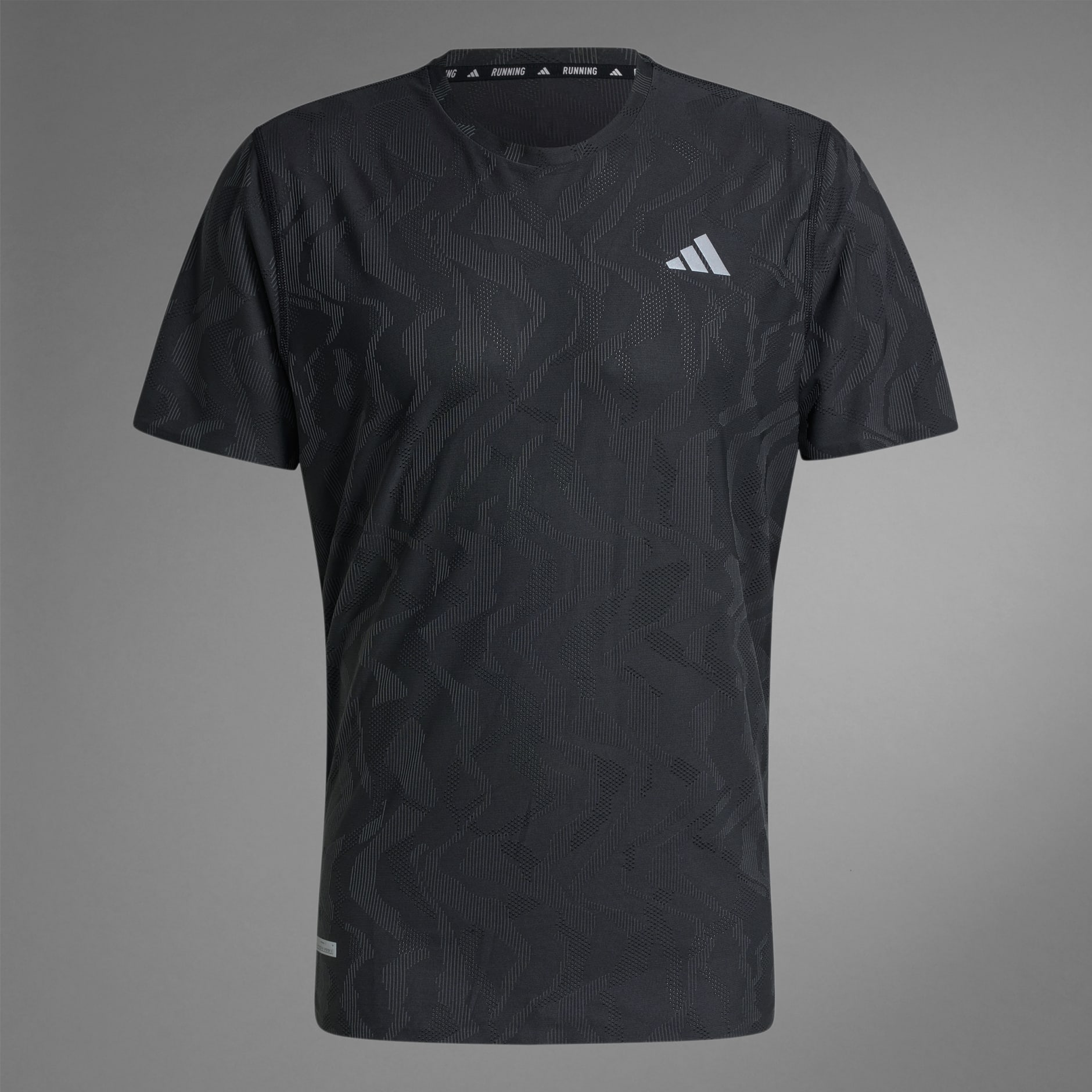 Adidas Ultimate Engineered Running Tee Black Adidas LK