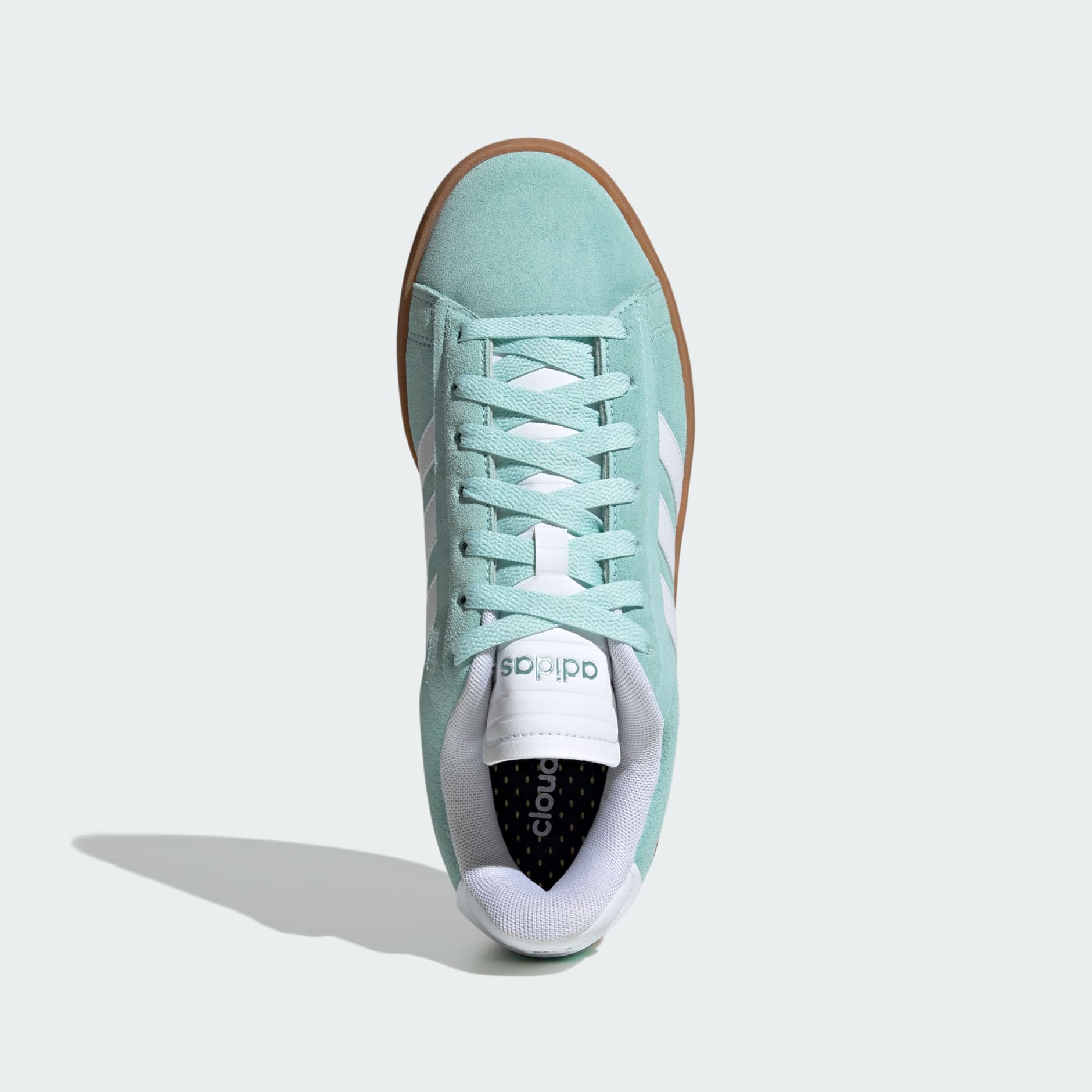 Adidas Grand Court Alpha Cloudfoam Lifestyle Comfort Shoes Turquoise