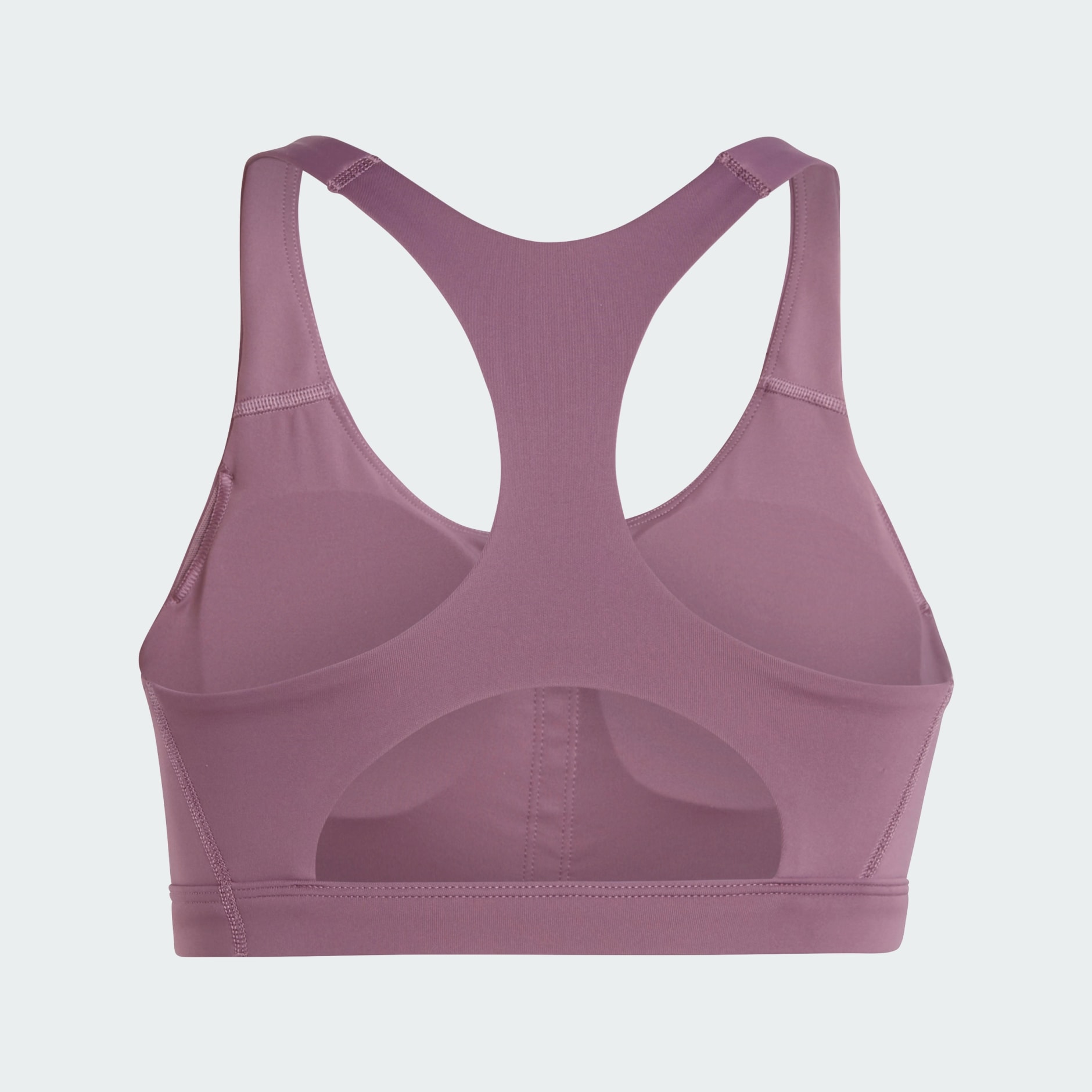 Clothing Adizero Essentials Run Medium Support Bra Purple Adidas