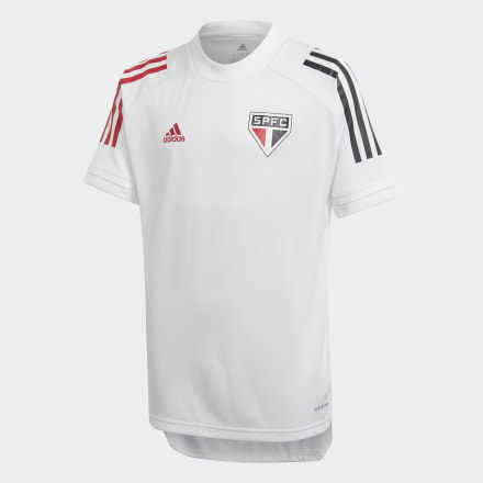 Camisa Treino São Paulo FC Kids adidas, Branco