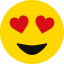 Emoticon Heart Eyes