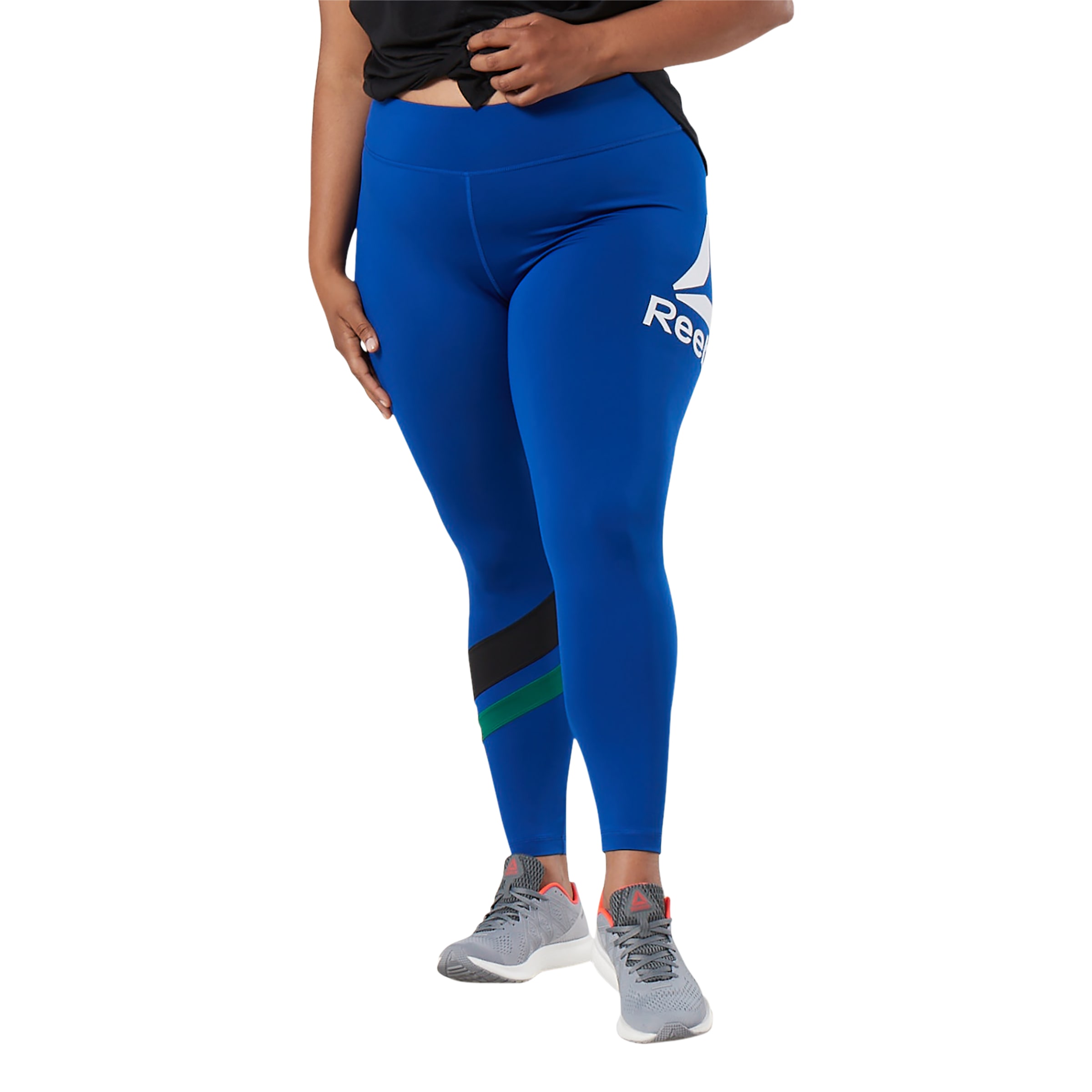 reebok blue leggings