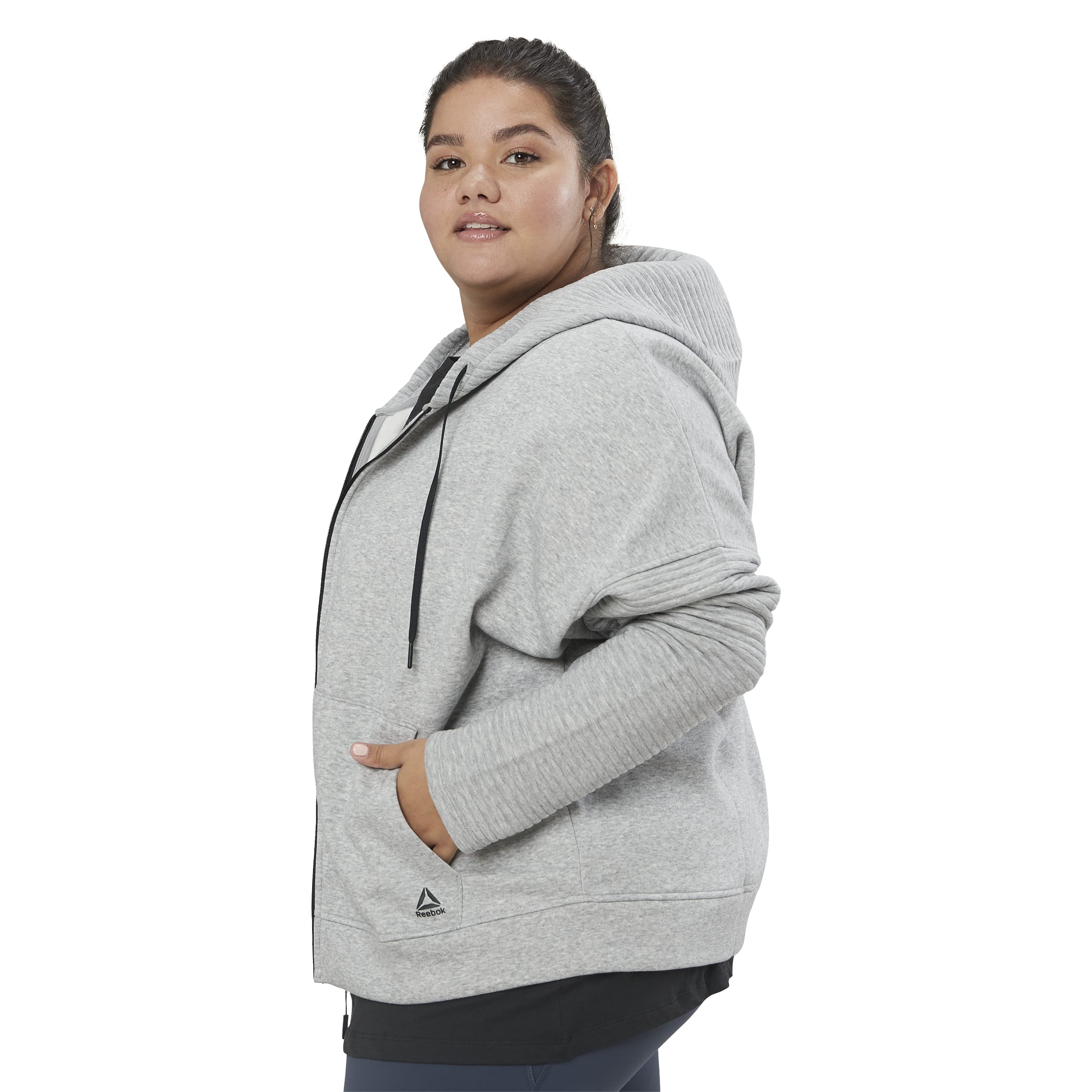 reebok sweatshirt grey