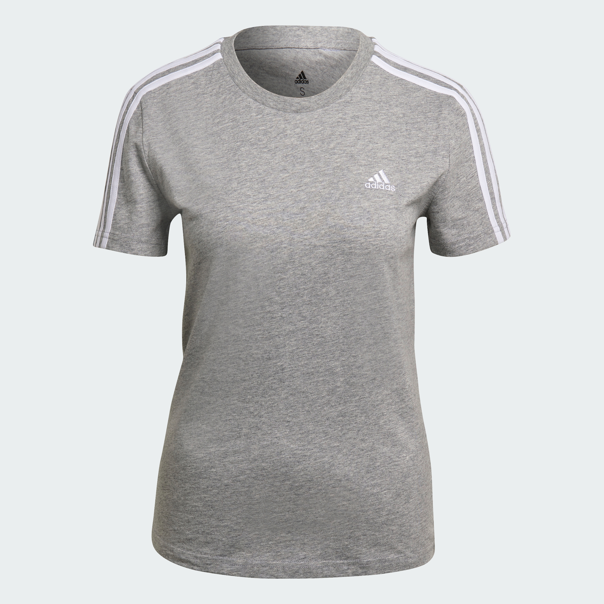 Medium Grey Heather / White