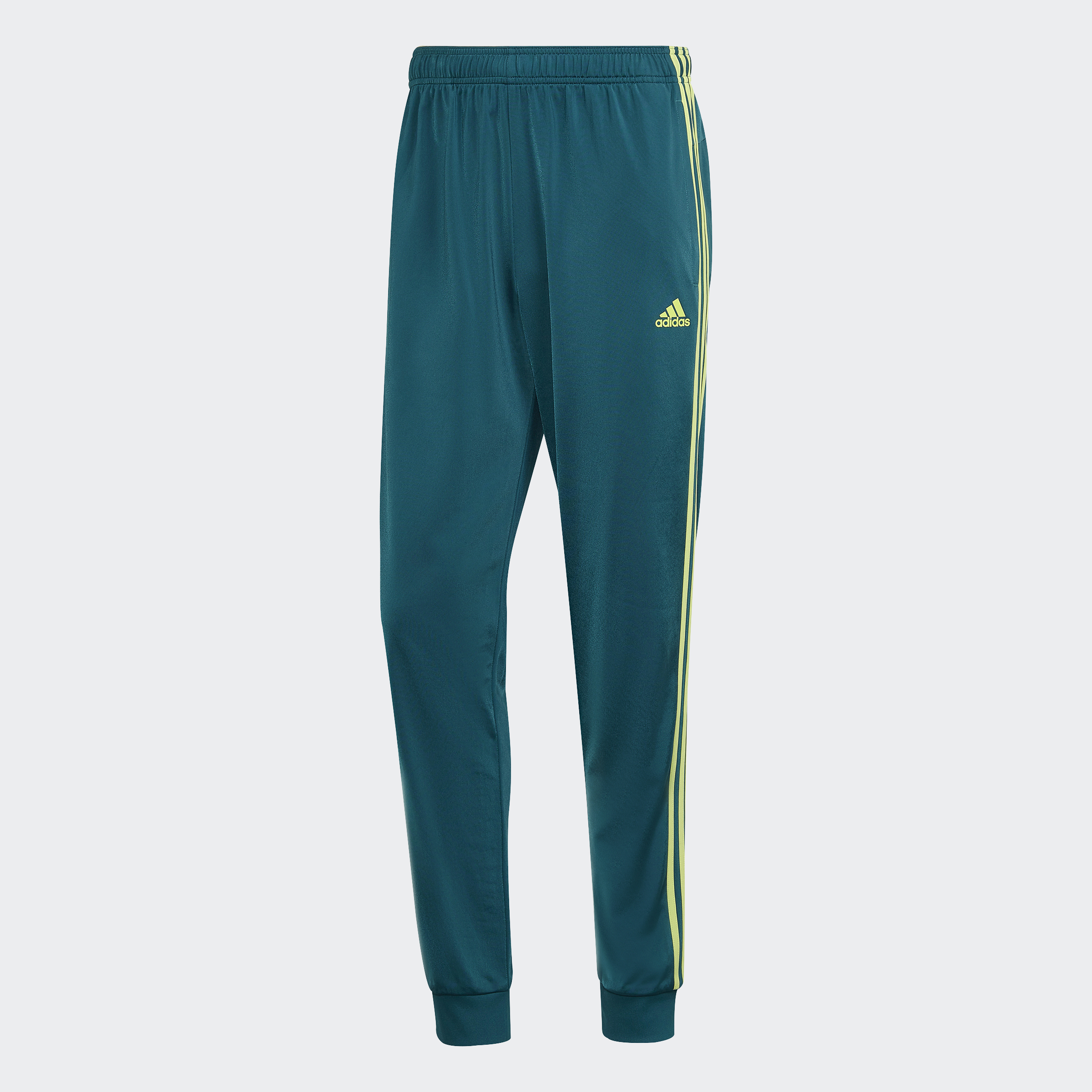 adidas Essentials Warm-Up Tapered 3-Stripes Track Pants - Blue