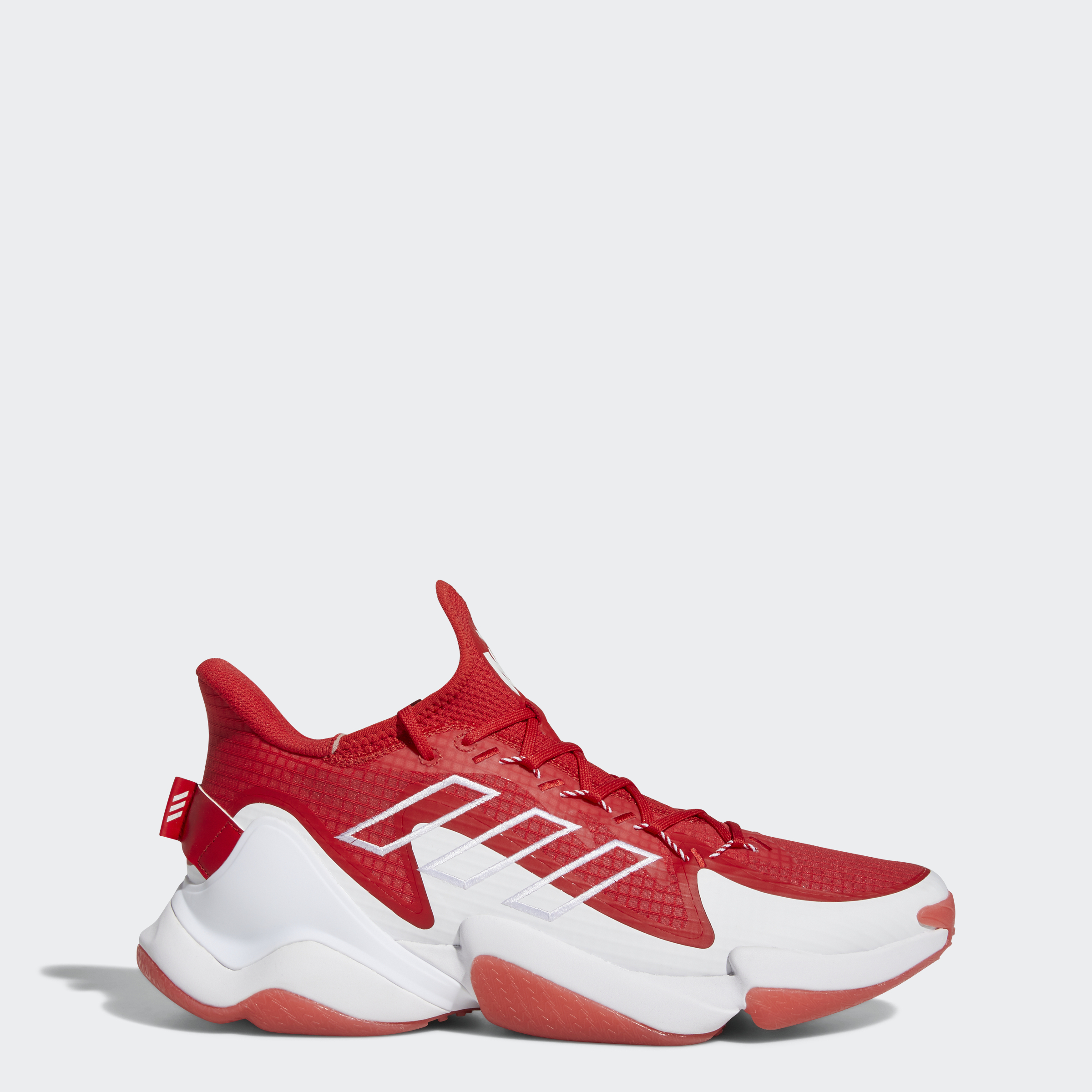 Adidas Mahomes 1 Impact FLX Turf Training Shoes - Unisex - Cloud White / Team Red / Cloud White - M 14 / W 15