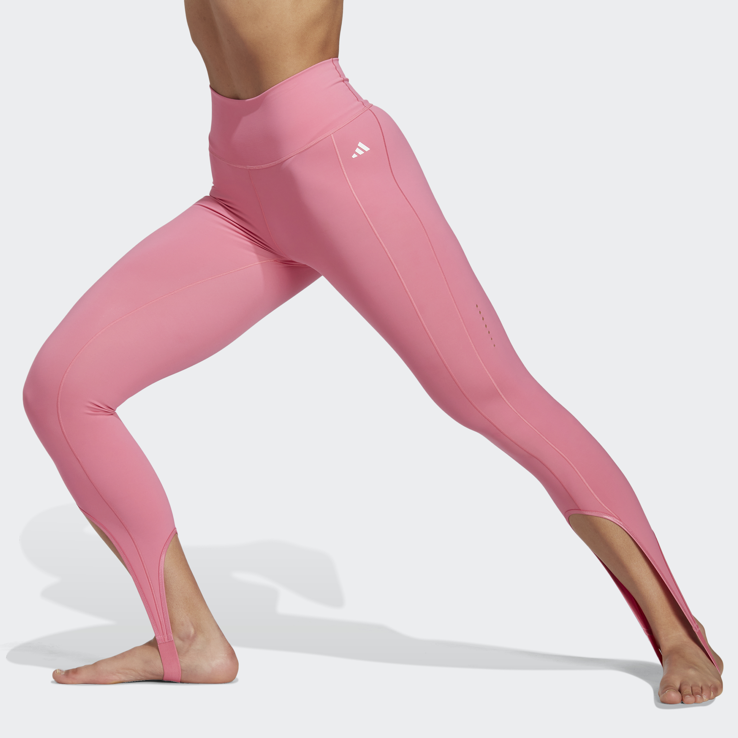 adidas Collective Power Yoga Studio Leggings (Size: L in Pink Fusion) only  $3.64