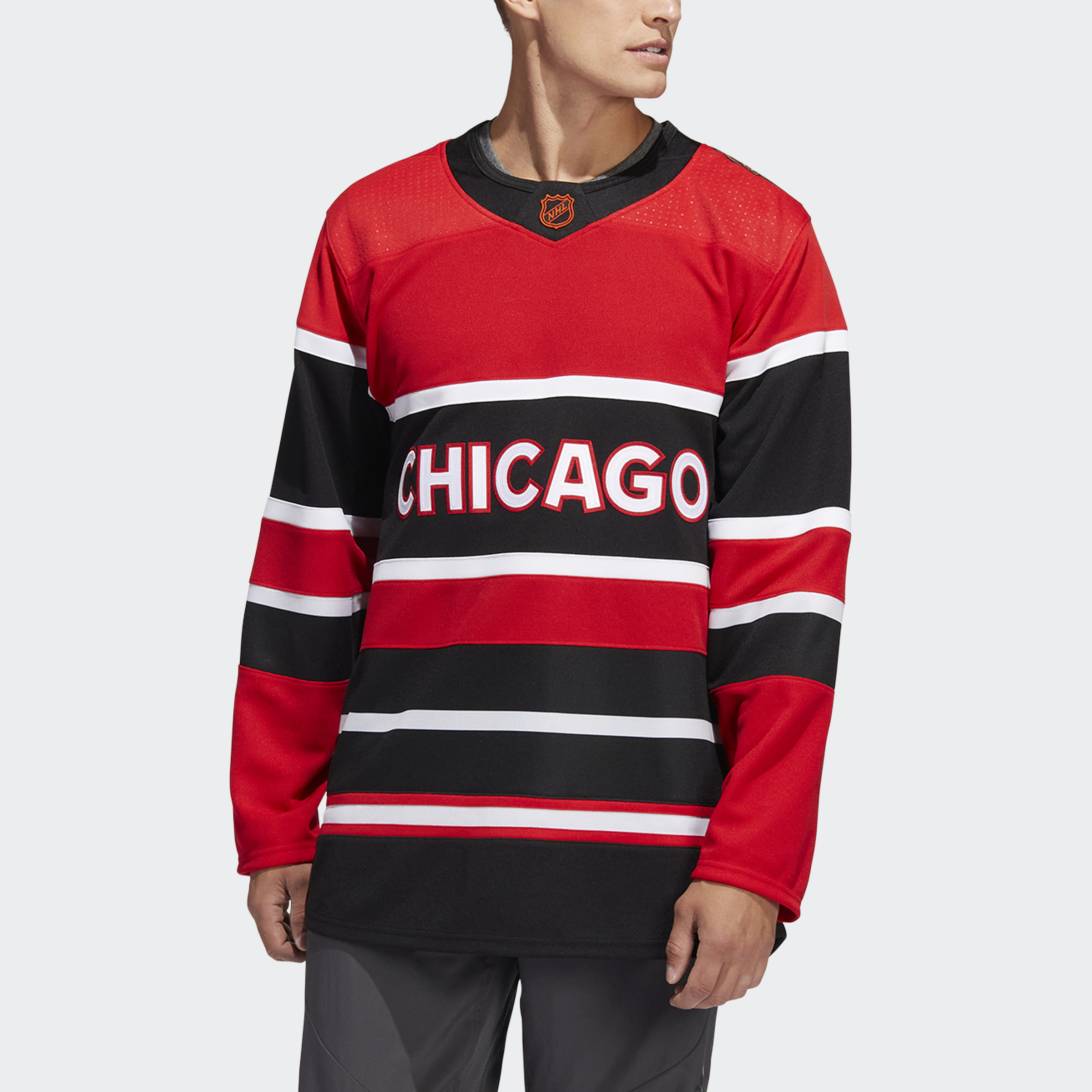 Adidas Chicago Blackhawks Black 2020/21 Reverse Retro Authentic Jersey