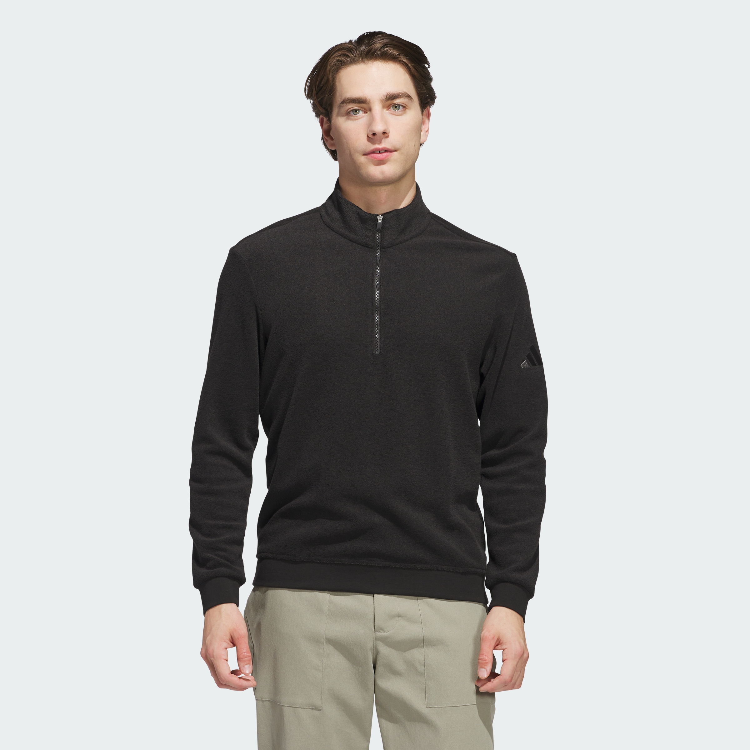 adidas men Ultimate365 Terry Cloth Quarter-Zip Pullover - Picture 8 of 20