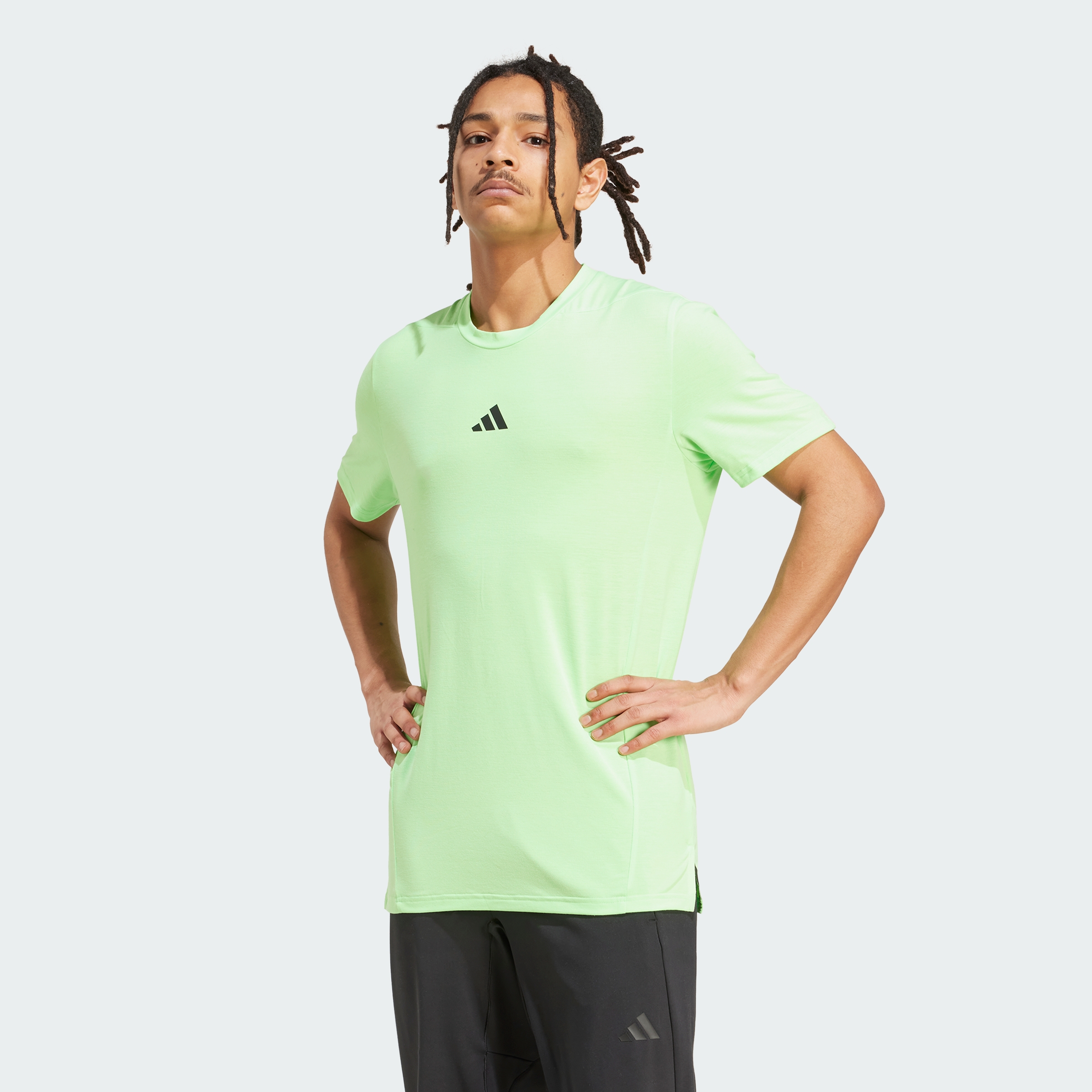 adidas men Designed for Training Workout Tee