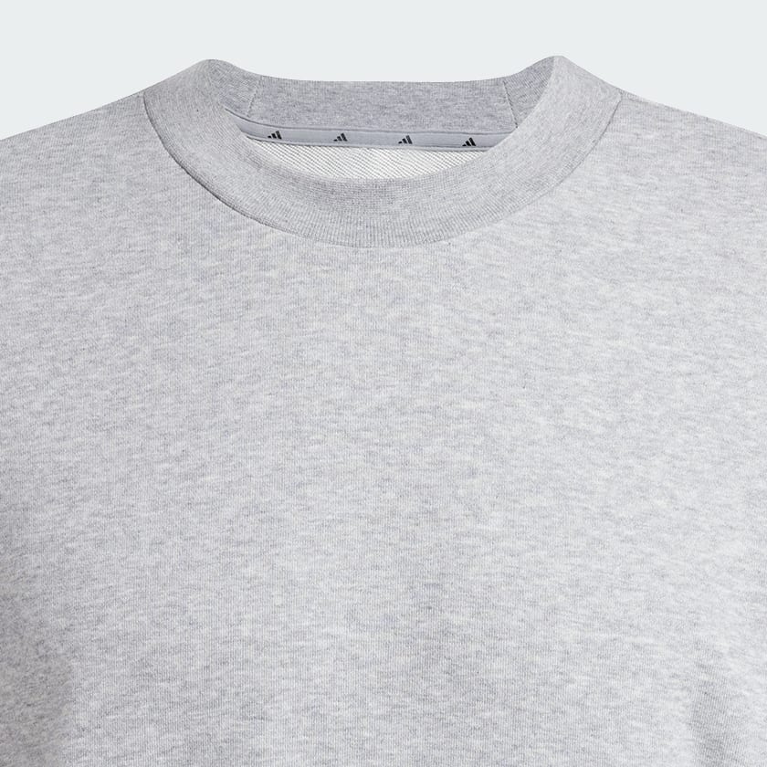 Grigio Felpa Essentials Loose Fit 3 Bar Logo